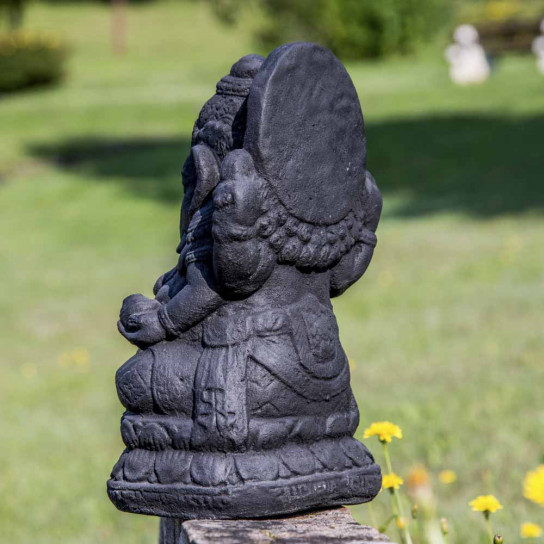 Statue ganesh 40cm noir