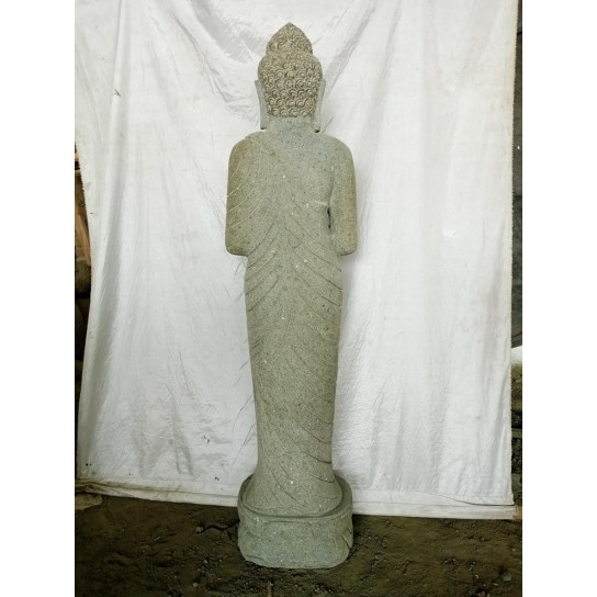 Statue pierre bouddha debout chakra de 150 cm