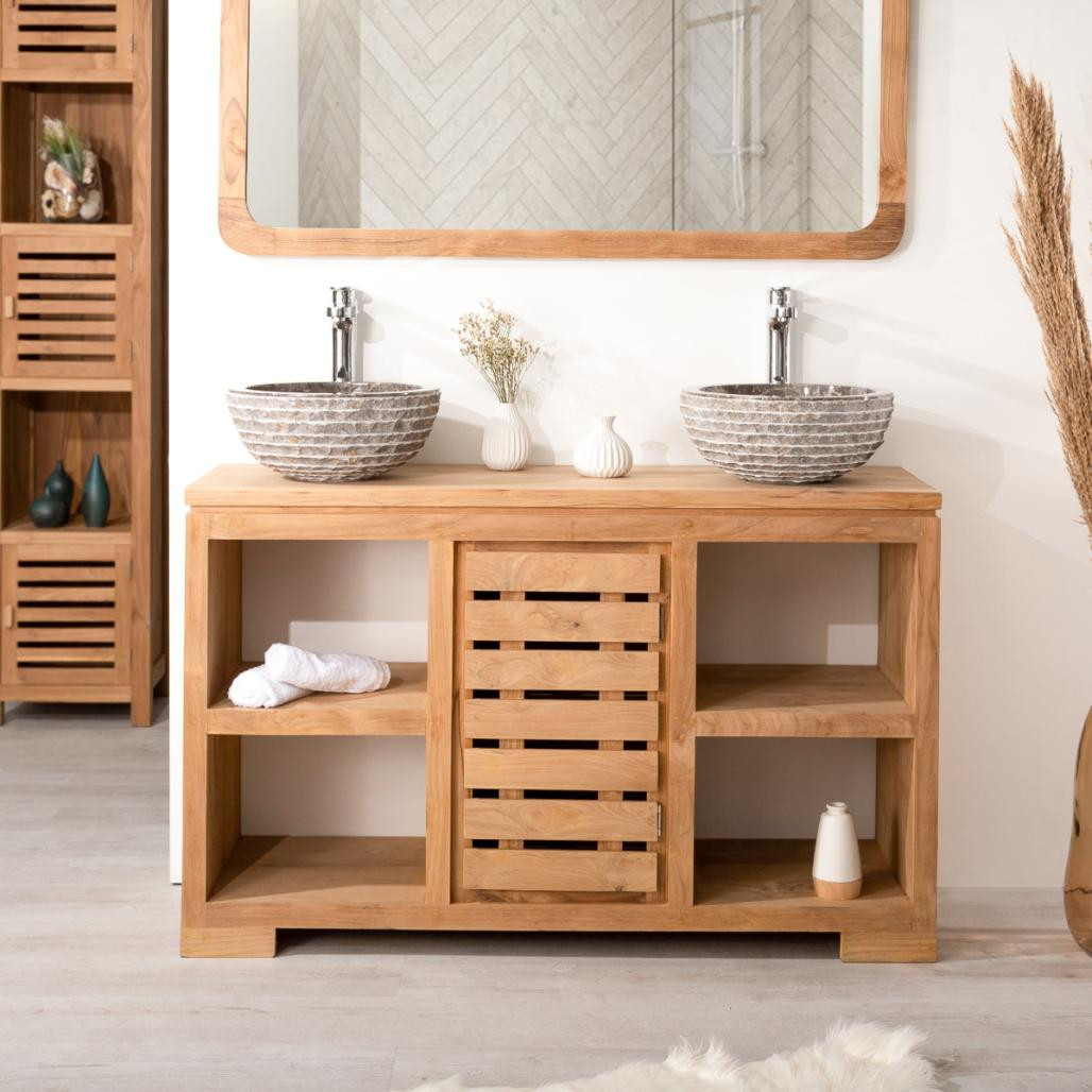 Lave mains en marbre Vésuve pierre gris 35cm