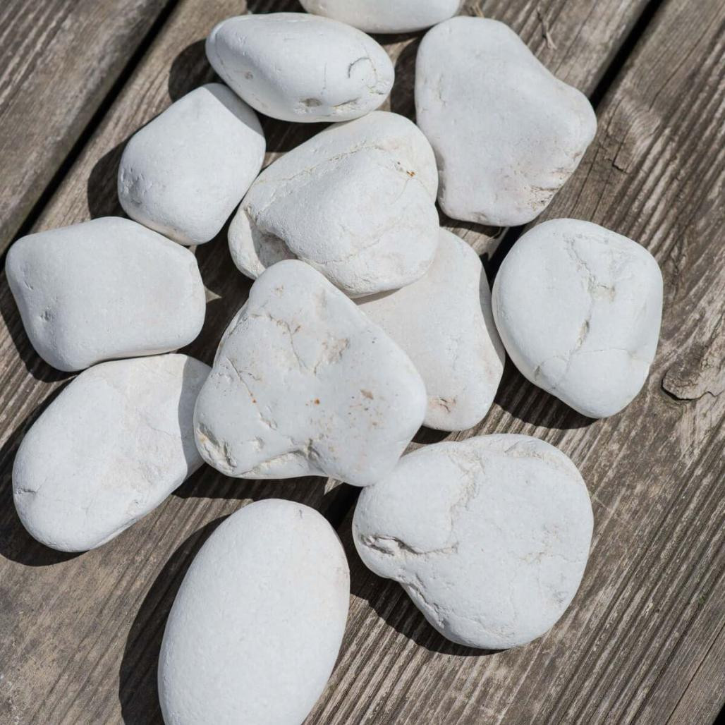 5 sacs de galet blanc de 10kg 5 sacs de galet blanc de 10kg