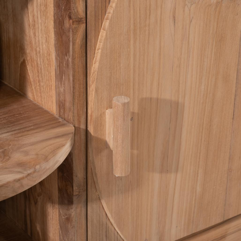 Meuble de salle de bain en teck Rétro 120cm Meuble de salle de bain en teck Rétro 120cm