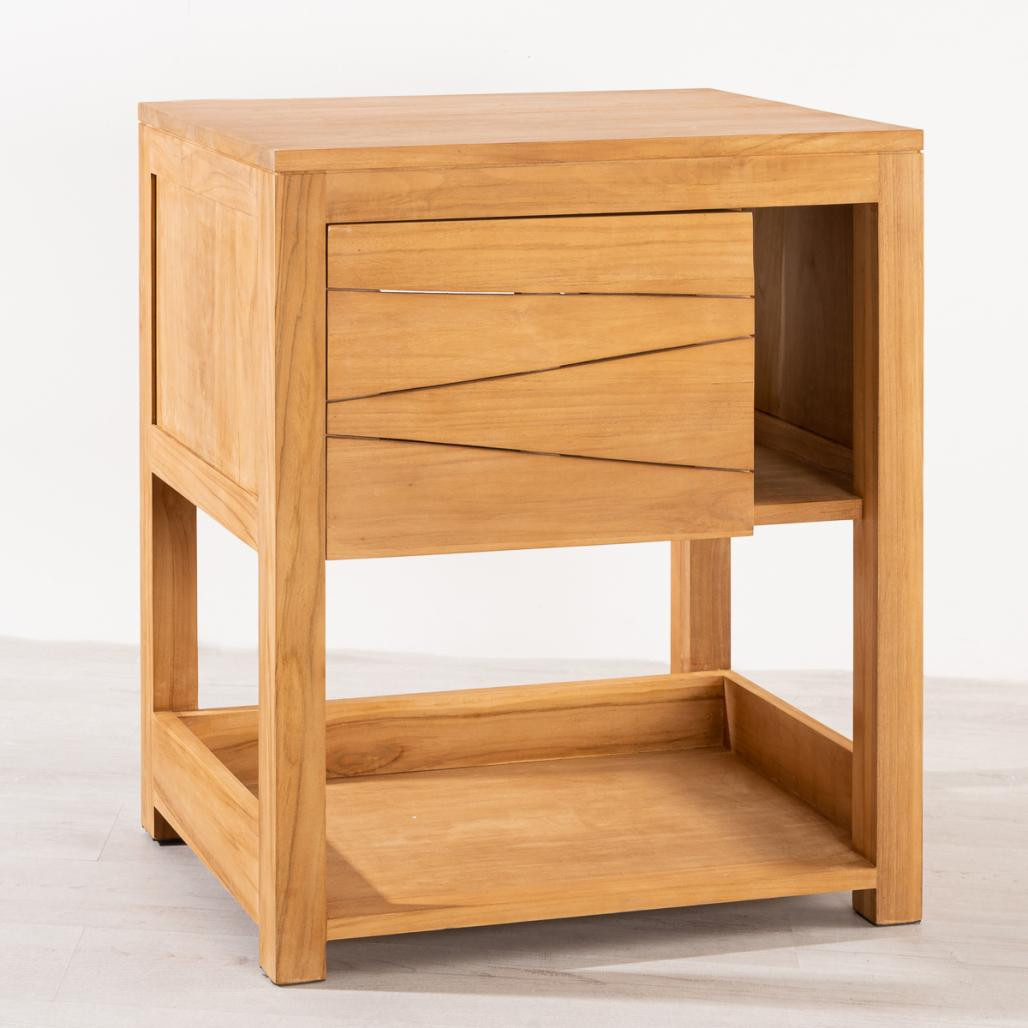 Meuble sous vasque en teck Cosy 67cm Meuble sous vasque en teck Cosy 67cm