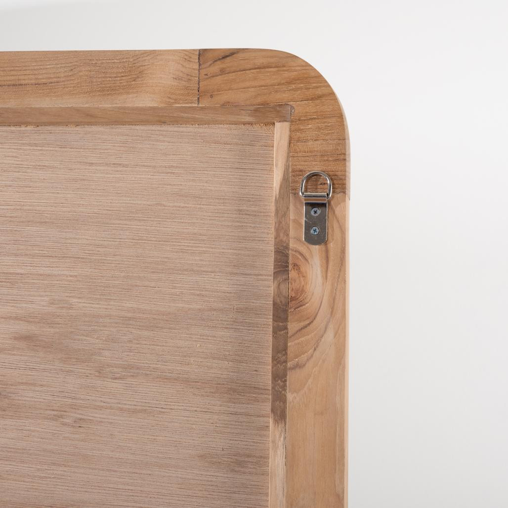 Grand miroir teck rétro 120 x 70