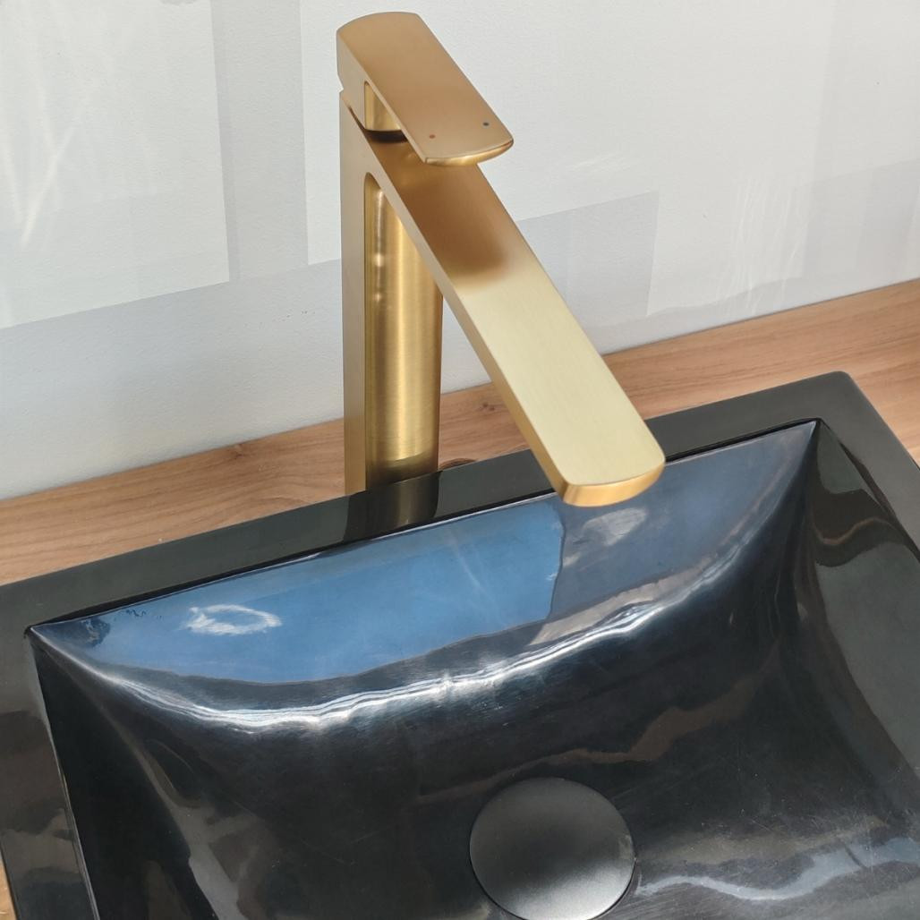 Vasque salle de bain à poser Alexandrie rectangle 30cm x 40cm noir Vasque salle de bain à poser Alexandrie rectangle 30cm x 40cm noir