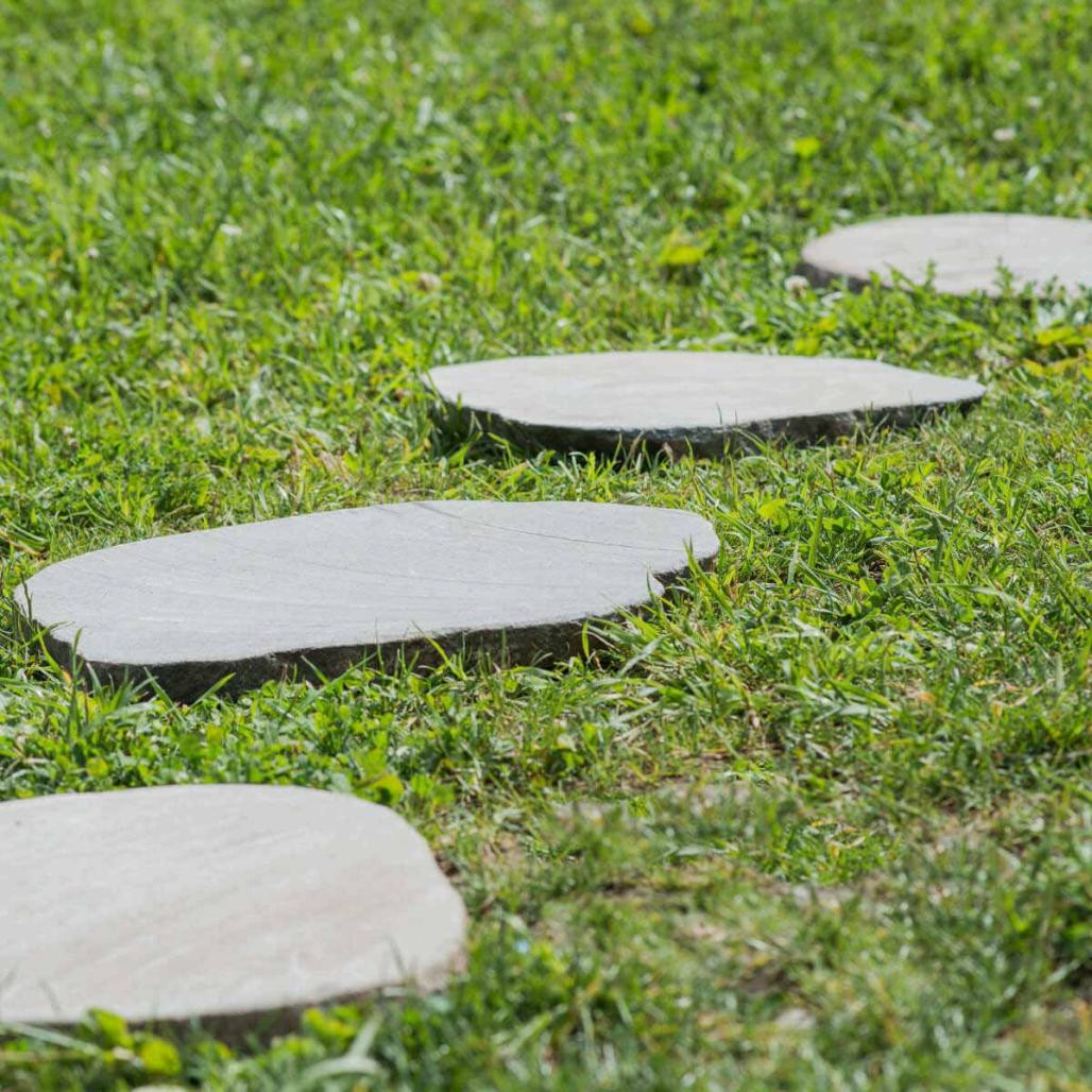 5 pas japonais en pierre galet de rivière 50-55cm 5 pas japonais en pierre galet de rivière 50-55cm