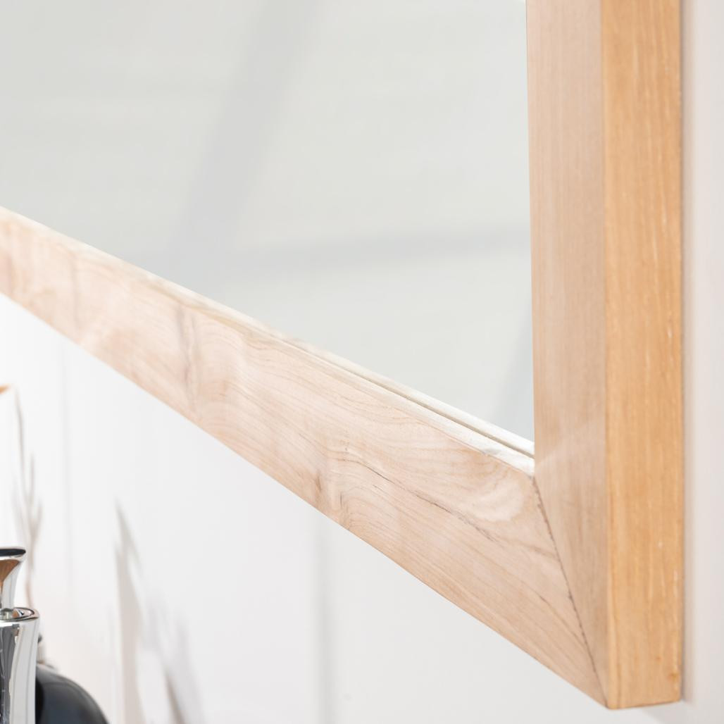 Grand miroir rectangle en teck massif 180 x 70 Grand miroir rectangle en teck massif 180 x 70