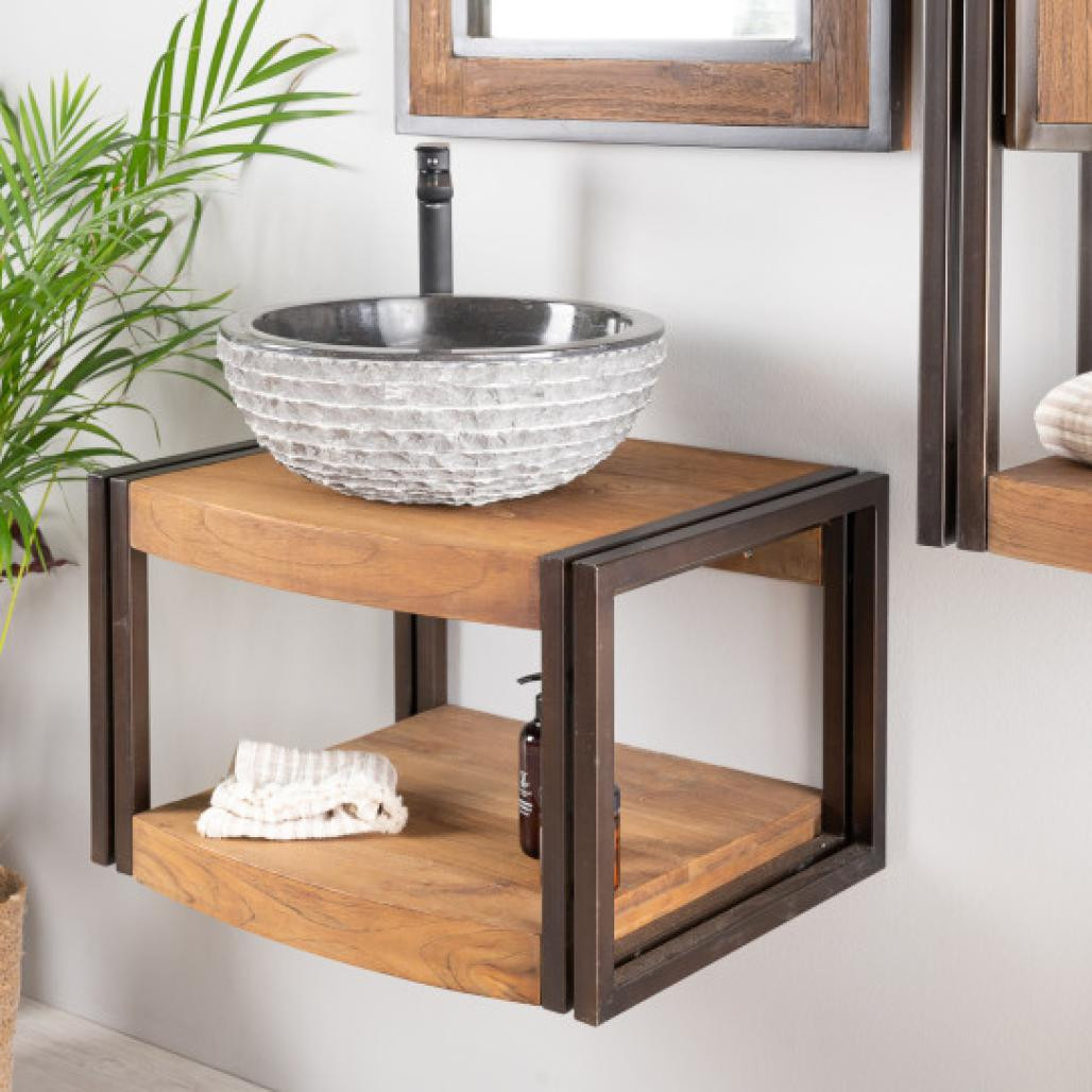 Meuble de salle de bain suspendu Elégance 60 cm Meuble de salle de bain suspendu Elégance 60 cm