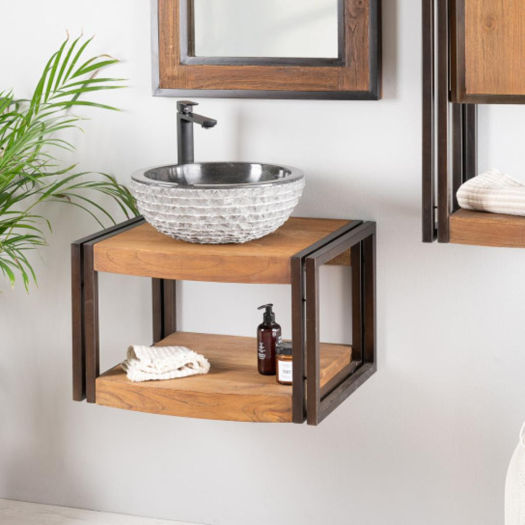 Meuble de salle de bain suspendu Elégance 60 cm Meuble de salle de bain suspendu Elégance 60 cm