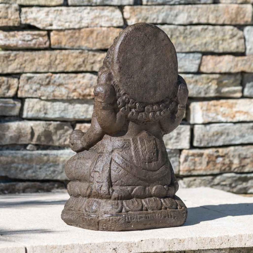 Statue ganesh 40cm brun antique Statue ganesh 40cm brun antique