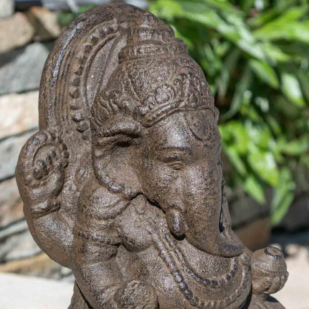 Statue ganesh 40cm brun antique Statue ganesh 40cm brun antique