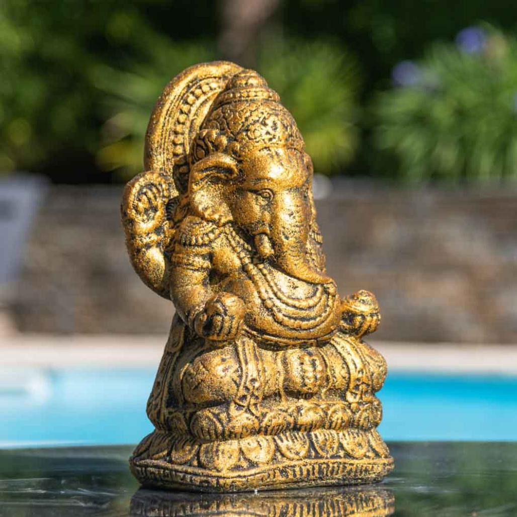 Statue ganesh doré 40 cm Statue ganesh doré 40 cm