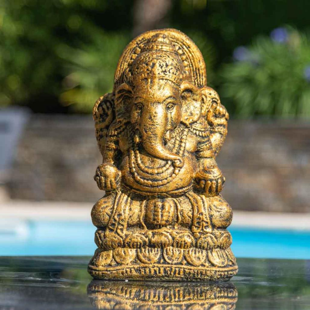 Statue ganesh doré 40 cm Statue ganesh doré 40 cm