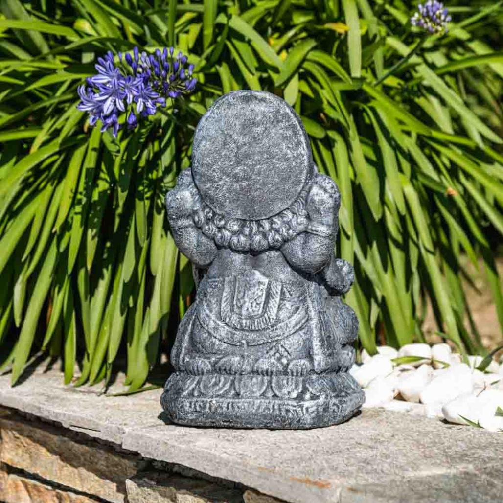 Statue ganesh 40cm noir gris Statue ganesh 40cm noir gris