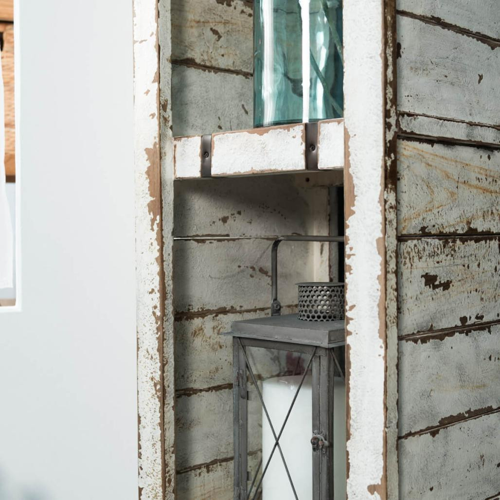 Colonne en mindi de salle de bain Loft 190 blanc