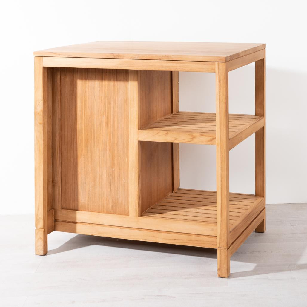 Meuble salle de bain en teck Courchevel 80 Meuble salle de bain en teck Courchevel 80