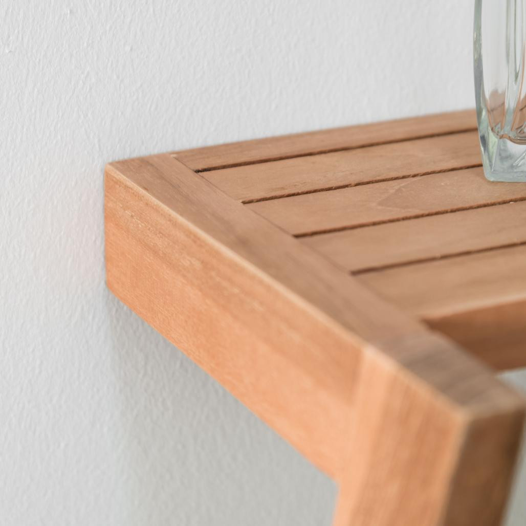 Porte serviette en teck à fixer Porte serviette en teck à fixer