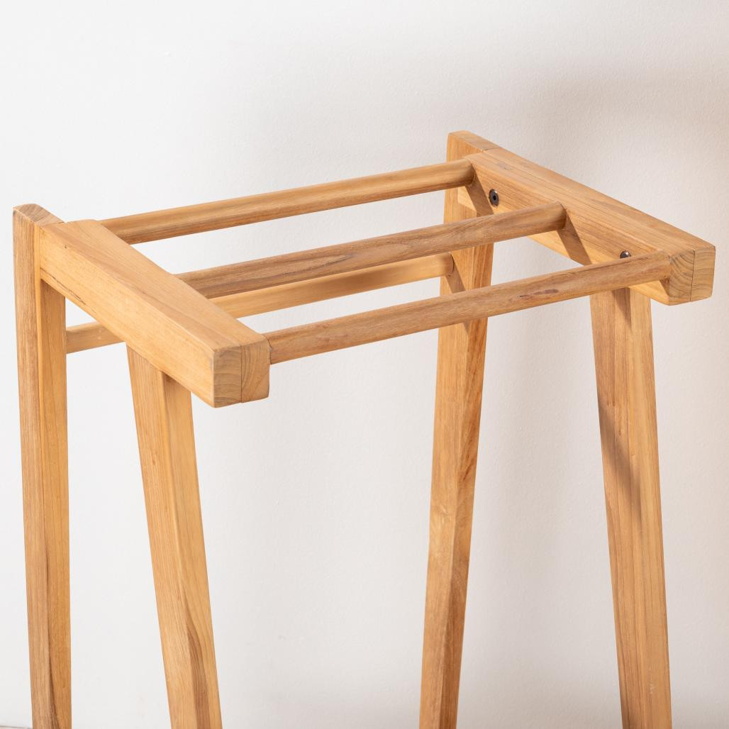 Porte serviette à poser en teck Porte serviette à poser en teck