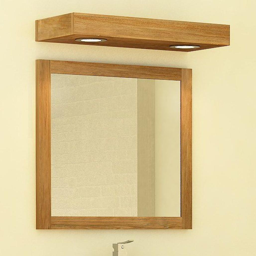 Bandeau lumineux en teck pour spots 70 Bandeau lumineux en teck pour spots 70