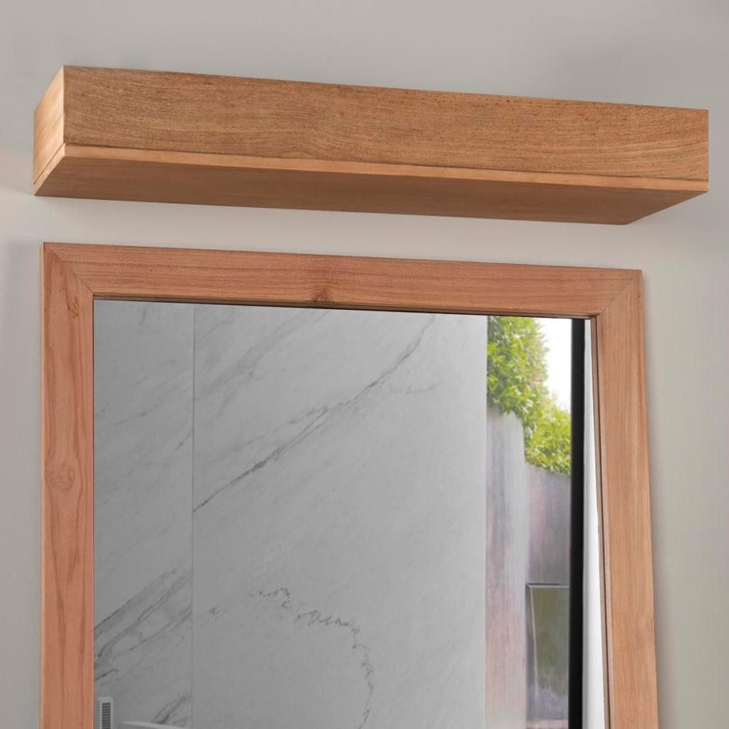 Bandeau lumineux en teck pour spots 70 Bandeau lumineux en teck pour spots 70