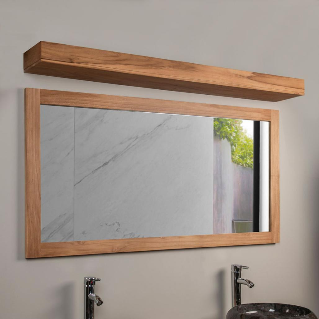 Bandeau lumineux en teck pour spots 140 Bandeau lumineux en teck pour spots 140