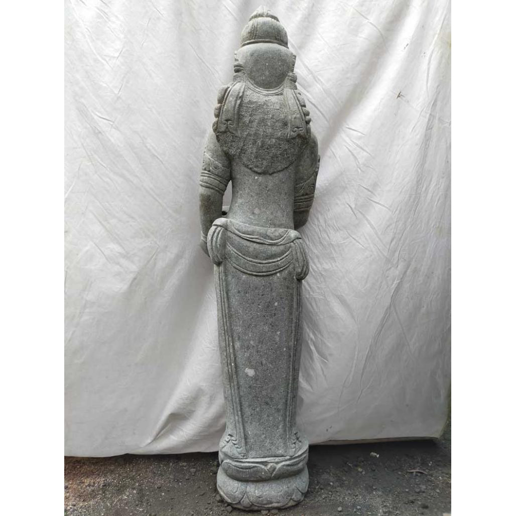 Statue en pierre naturelle verseuse d'eau déesse dewi 2 m Statue en pierre naturelle verseuse d'eau déesse dewi 2 m