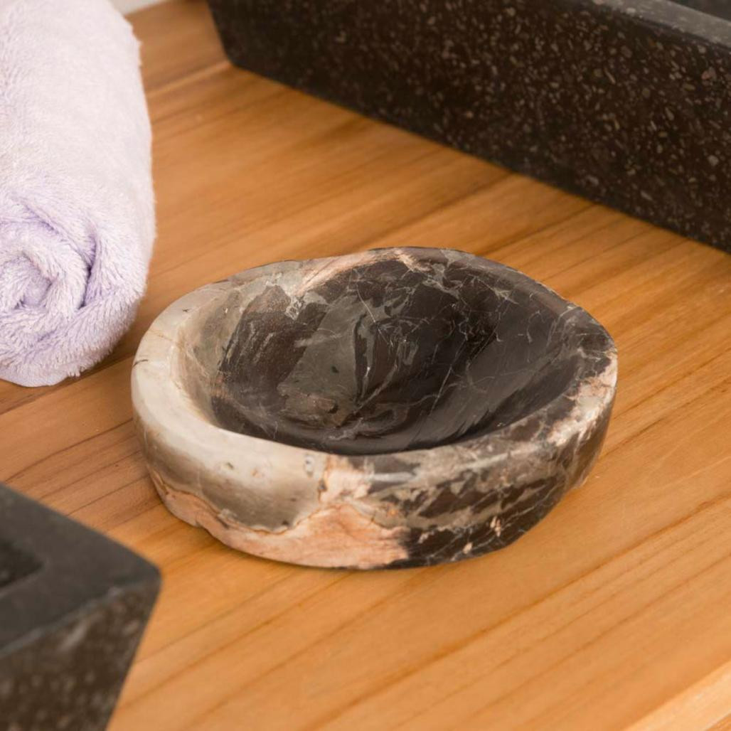 Porte savon en bois pétrifié Porte savon en bois pétrifié