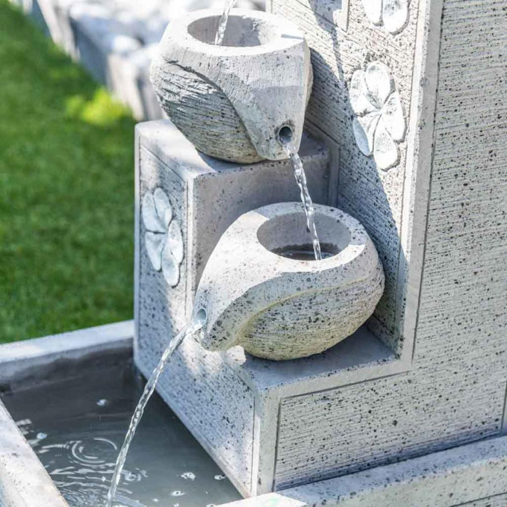 Fontaine de jardin cascade 4 coupes 90 cm Fontaine de jardin cascade 4 coupes 90 cm