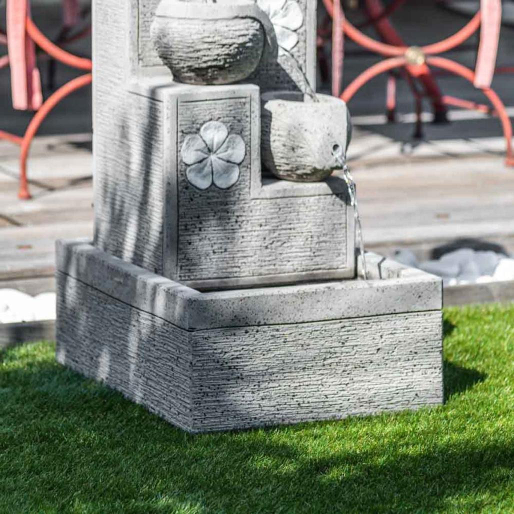 Fontaine de jardin cascade 4 coupes 90 cm Fontaine de jardin cascade 4 coupes 90 cm
