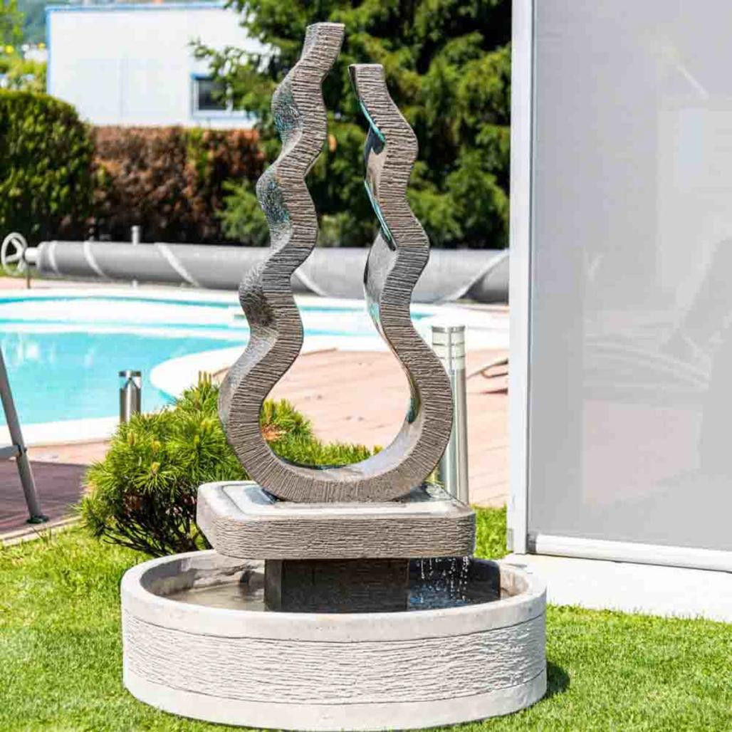 Fontaine jardin flamme 160 cm Fontaine jardin flamme 160 cm