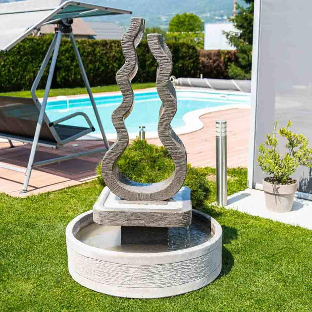 Fontaine jardin flamme 160 cm Fontaine jardin flamme 160 cm