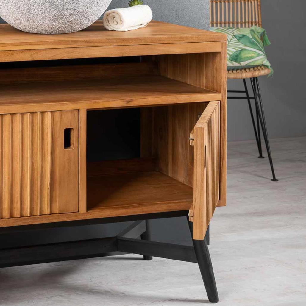 Meuble salle de bain en teck Mya 90 cm Meuble salle de bain en teck Mya 90 cm