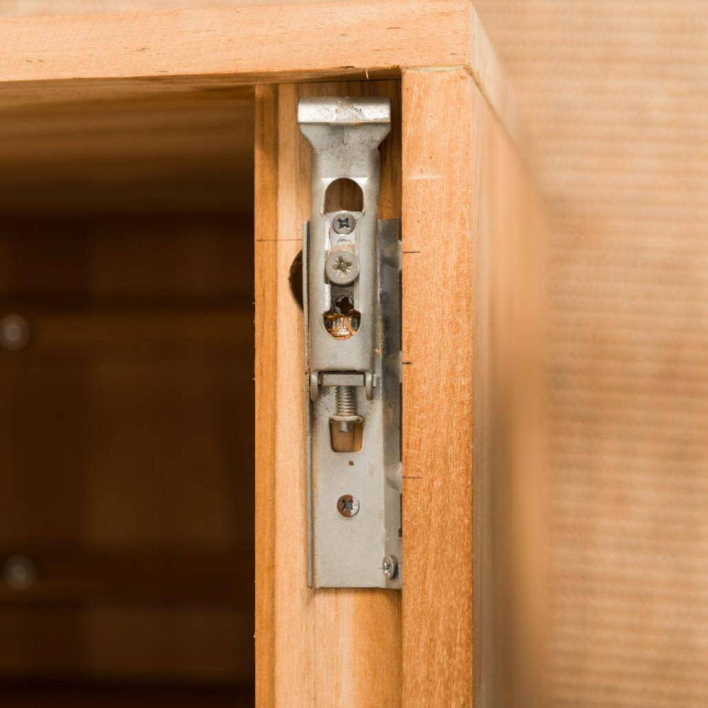 Meuble de salle de bain suspendu double vasque en teck Mya 145 cm