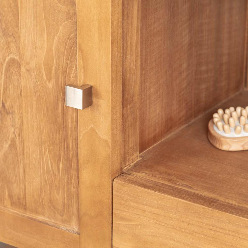 Meuble double vasque en teck massif Théa 165 cm