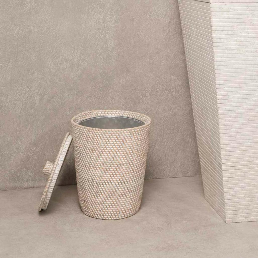 Poubelle de salle de bain en fibre végétale Poubelle de salle de bain en fibre végétale