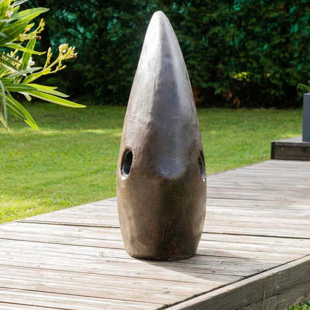 Statue design de jardin poisson 78 cm brun Statue design de jardin poisson 78 cm brun