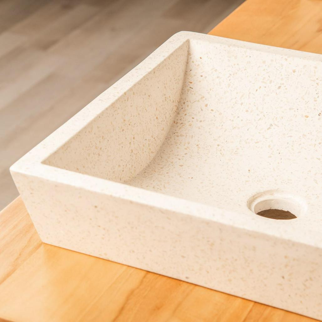 Meuble avec vasque en teck Khéops 140 Meuble avec vasque en teck Khéops 140