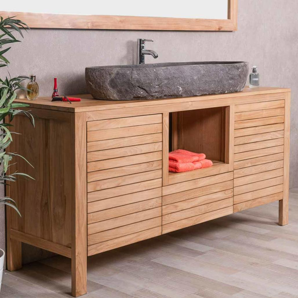 Grande vasque en pierre de rivière 100 Grande vasque en pierre de rivière 100