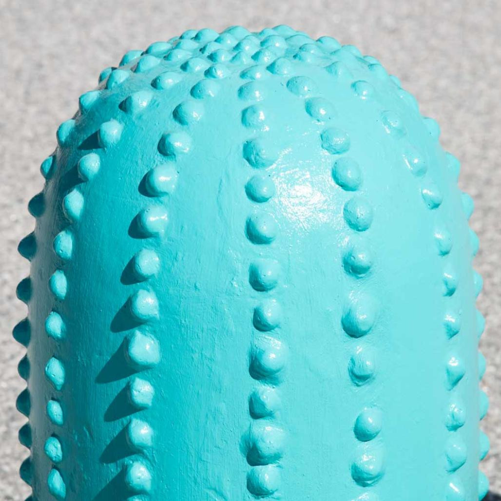 Statue jardin cactus bleu gd modèle 70cm Statue jardin cactus bleu gd modèle 70cm