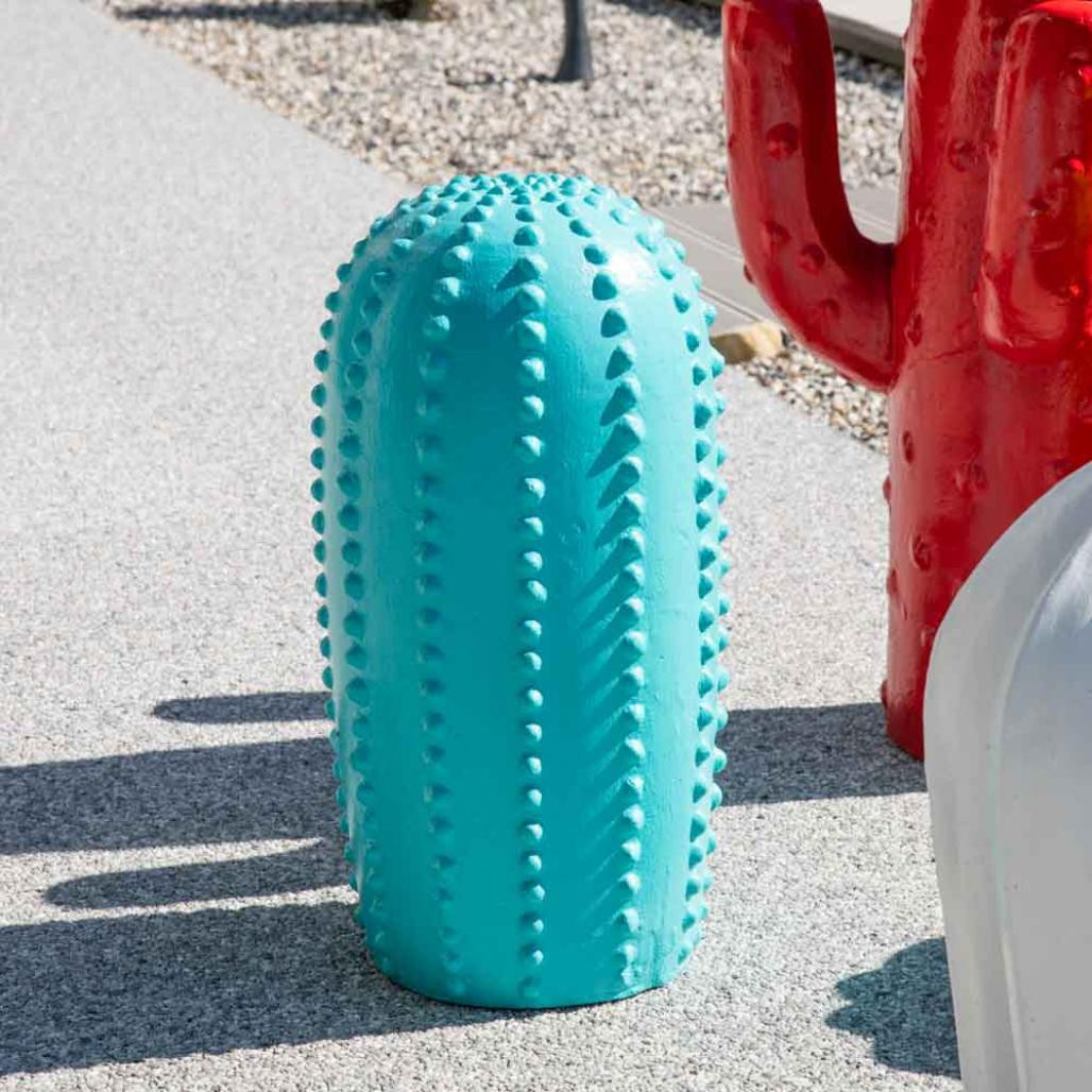 Statue jardin cactus bleu gd modèle 70cm Statue jardin cactus bleu gd modèle 70cm