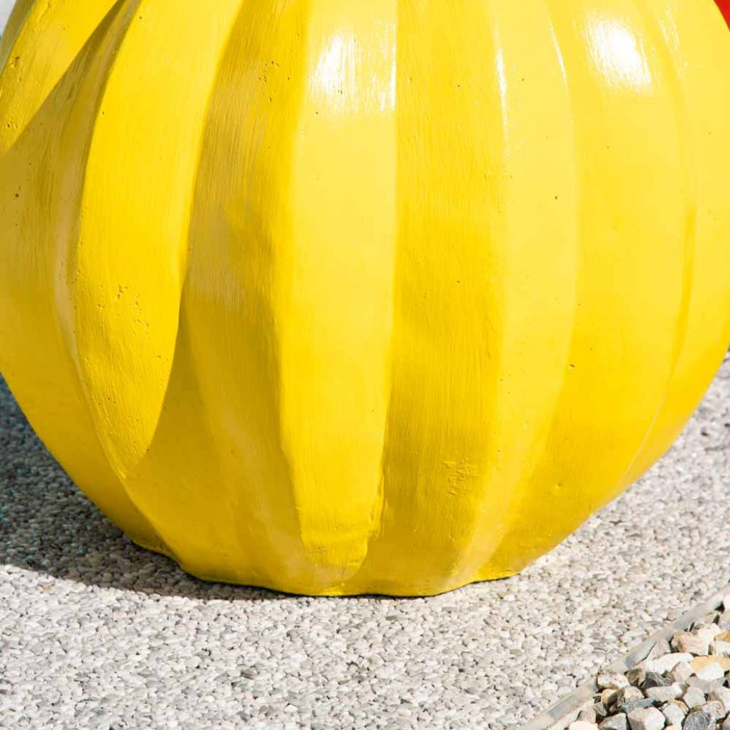 Statue jardin déco cactus jaune 45cm Statue jardin déco cactus jaune 45cm