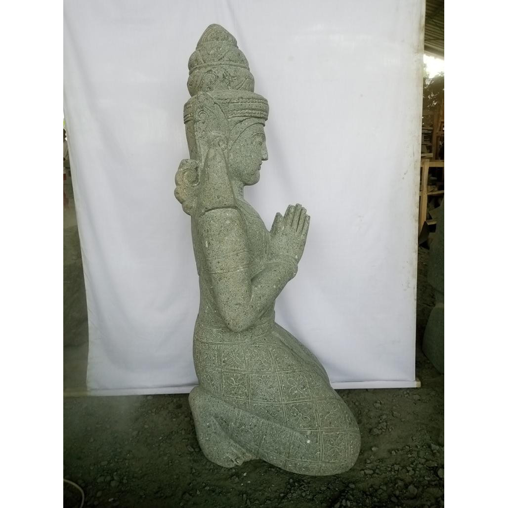 Statue extérieure pierre bouddha teppanom 150 cm Statue extérieure pierre bouddha teppanom 150 cm