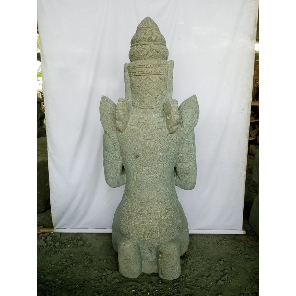 Statue extérieure pierre bouddha teppanom 150 cm Statue extérieure pierre bouddha teppanom 150 cm