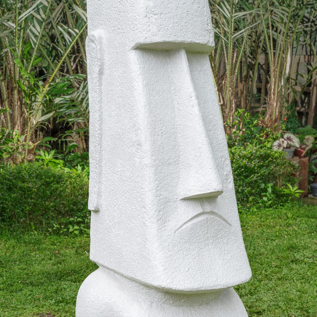 Statue jardin moai géant de l'ile de Pâques 1m50 Statue jardin moai géant de l'ile de Pâques 1m50