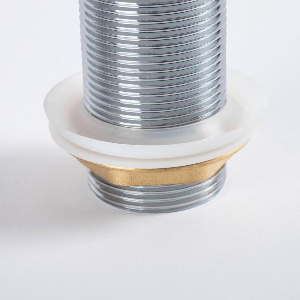 Bonde clic-clac pour vasque sans trop plein, chromé Bonde clic-clac pour vasque sans trop plein, chromé