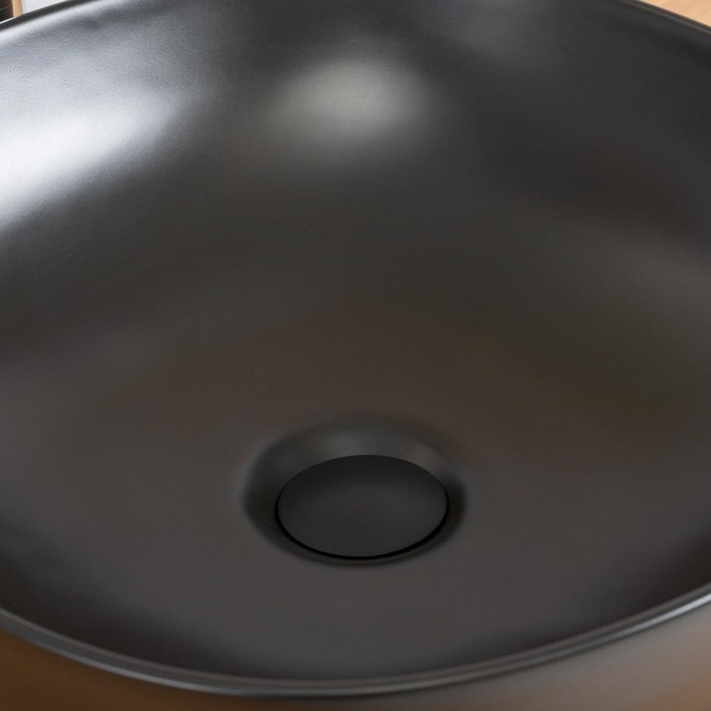 Bonde lavabo sans trop plein, clic-clac, noir Bonde lavabo sans trop plein, clic-clac, noir