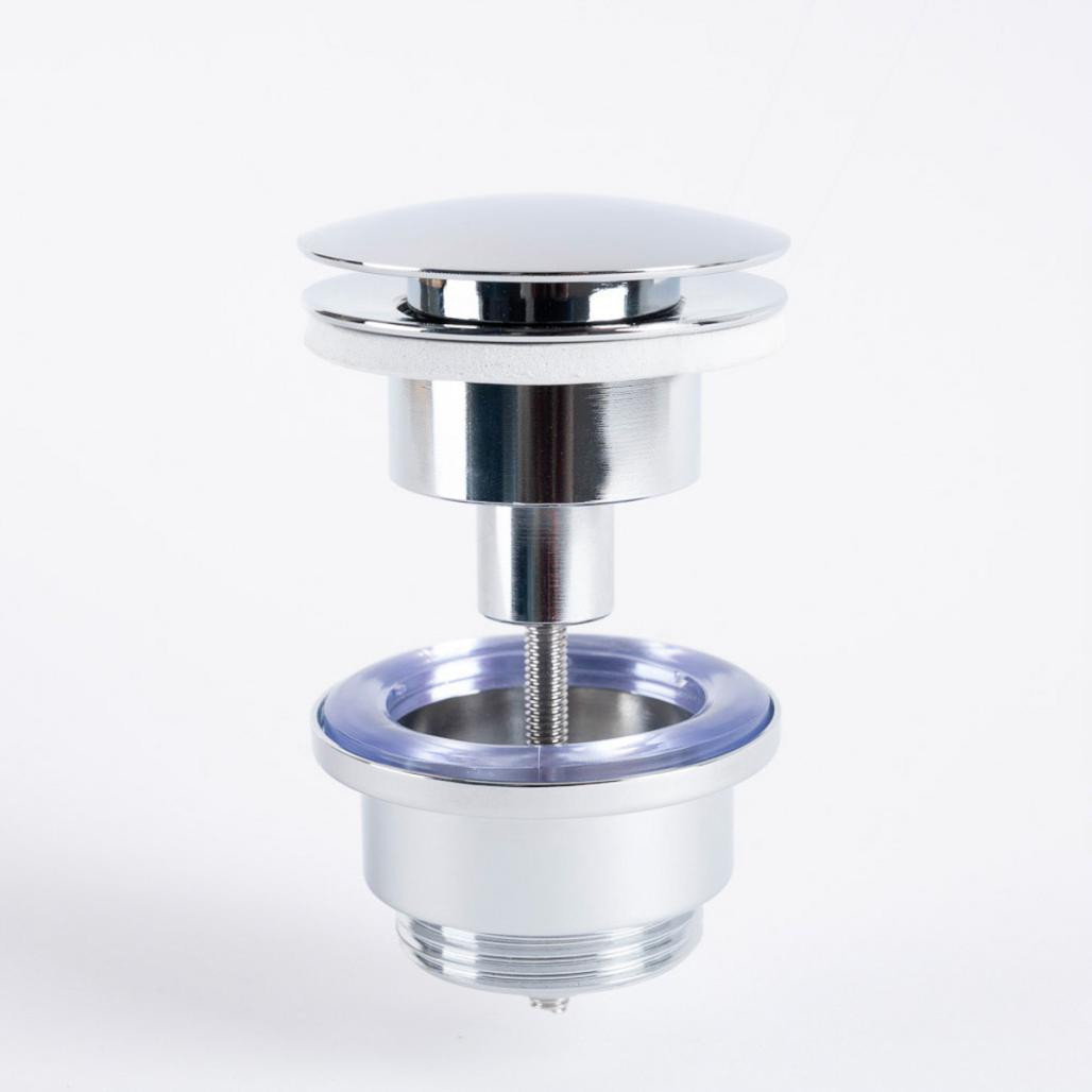 Bonde de vidage pop up universelle, chrome Bonde de vidage pop up universelle, chrome