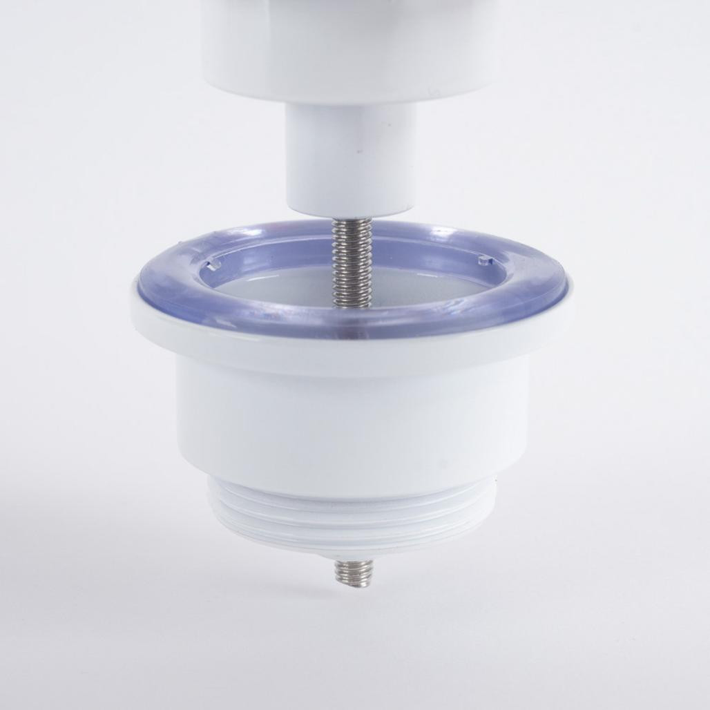 Bonde de lavabo universelle clic-clac, blanc