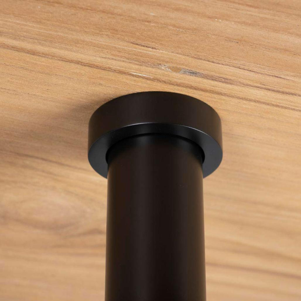 Siphon cylindrique noir mat Siphon cylindrique noir mat