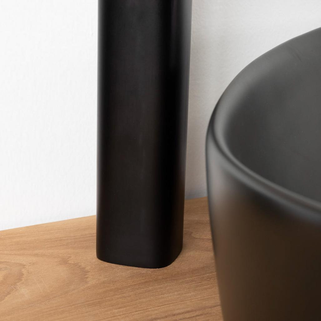 Robinet mitigeur pour vasque à poser Glomma noir et or rose Robinet mitigeur pour vasque à poser Glomma noir et or rose