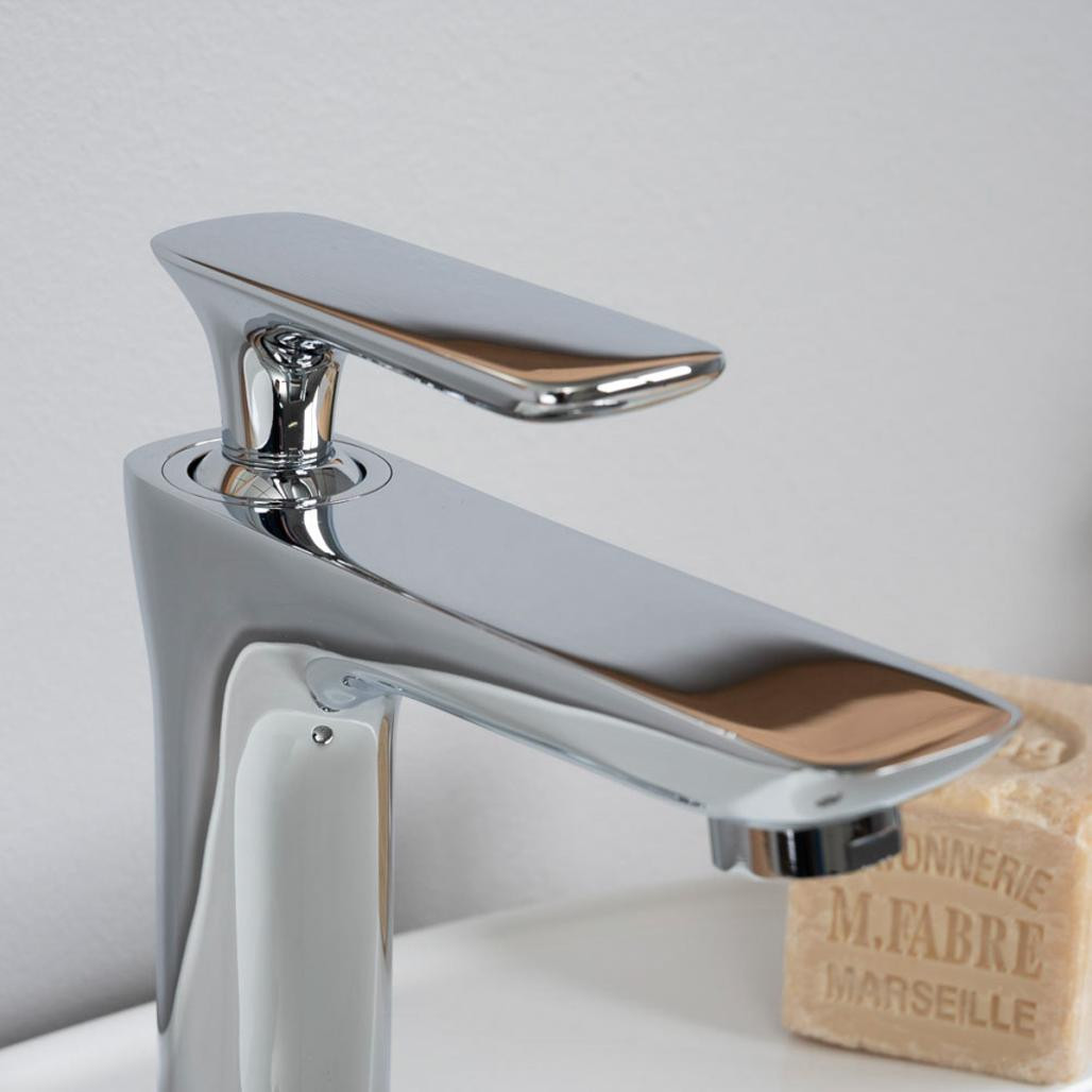 Robinet pour lavabo salle de bain Ems chromé Robinet pour lavabo salle de bain Ems chromé